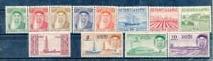 KUWAIT SCOTT#140/44 & 146/52  MINT HINGED ORIGINAL GUM AS SHOWN