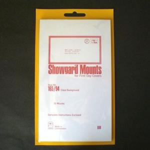 Showgard Stamp Mount 165/94 mm - CLEAR - Pack of 10 (165x94 165mm) FDC PRECUT 