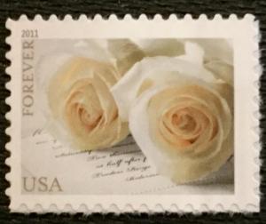 US #4520 MNH Single Wedding Roses SCV $1.00