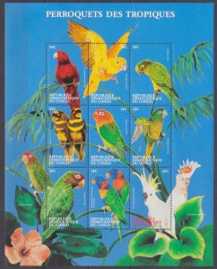 2000 Congo Kinshasa 1504-1511KL Birds - Parrot 14,00 €