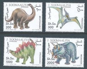 Somalia Dinosaurs (4 vals) NH