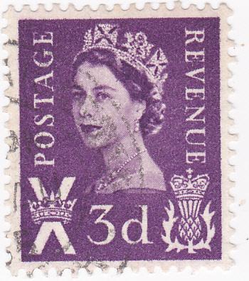 Scotland 1958-67  3d Lilac -Machin QE II used SG S1