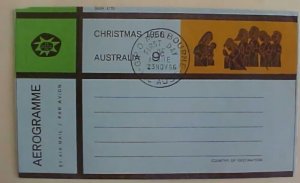 AUSTRALIA AIR LETTER FD CHRISTMAS 1966 MELBOURNE CAT $ 18.00