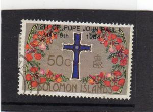 Solomon Island Visit of Pope John Paul ll used