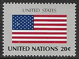 United Nations - N.Y. # 362 - Flag of United States - MNH.....{AL42}