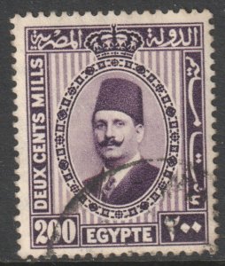 Egypt Scott 147, 1927 King Faud 200m used