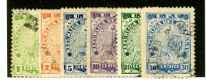 Paraguay, Scott #84-89, Used