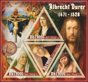 Stamps. Art, painting, Albrecht Durer 2021 8 sheets perforated ** MNH