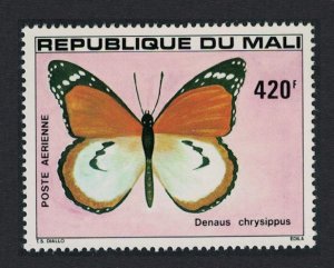 Mali Plain Tiger Butterfly Danaus chrysippus 400Fr 1980 MNH SG#804