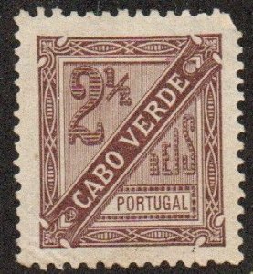 Cape Verde Sc #P1 Mint Hinged