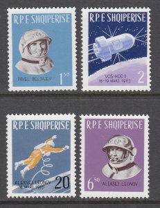 Albania 816-819 Space MNH VF