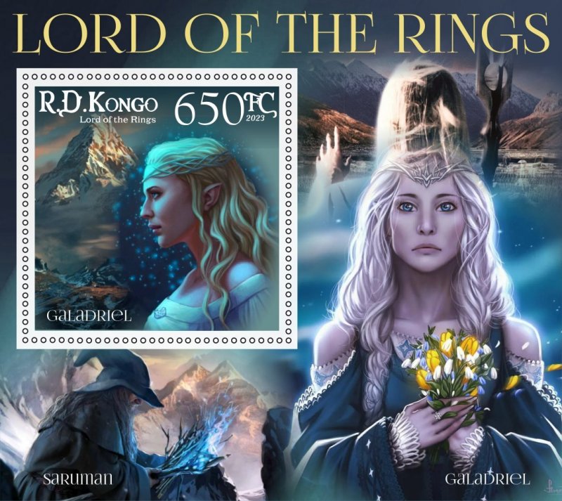 Stamps. Cinema. The Lord of the Rings 2023 year 6 sheets perforated MNH**