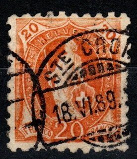 Switzerland #89 F-VF Used CV $125.00 (X1417)