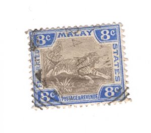 Federated Malay States #30a Used - Stamp CAT VALUE $5.50