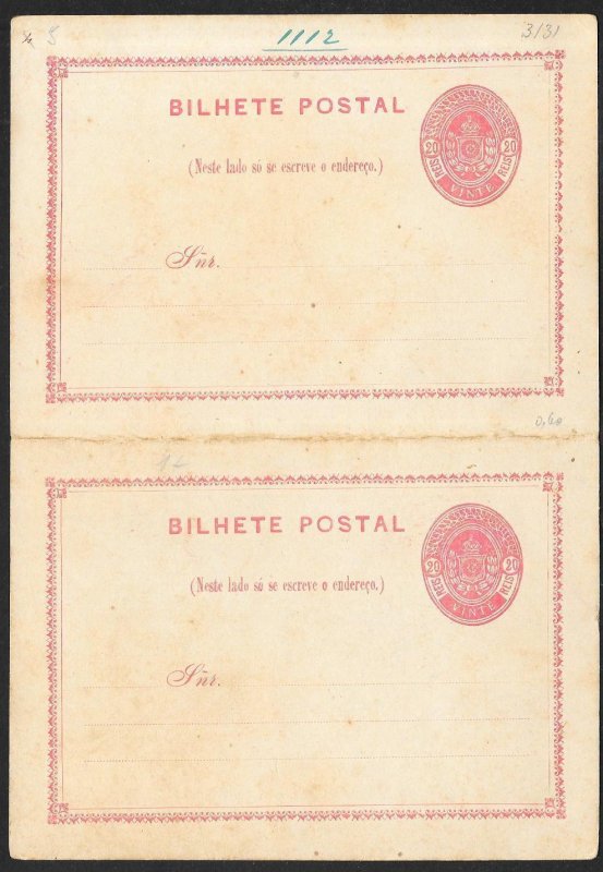 BRAZIL (115+ Pcs) Very Old Postal Stationery Collection c1880s to 1930s