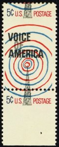1329, Mint NH 5¢ Large Misperf Error Margin Stamp * Stuart Katz