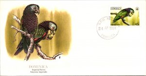 Dominica, Worldwide First Day Cover, Birds