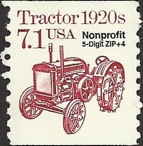 # 2127b MINT NEVER HINGED PRE-CANS. TRACTOR