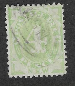 New South Wales #J5 4p  (U) CV$3.75