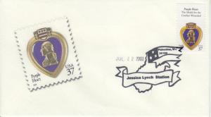 2003 Palestine WV Jessica Lynch Day Purple Heart Pictorial