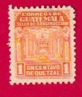 GUATEMALA SCOTT#RA22 1945 POSTAL TAX - USED