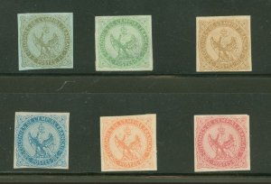 French Colonies (General Issues) #1-6 with APEX Cert