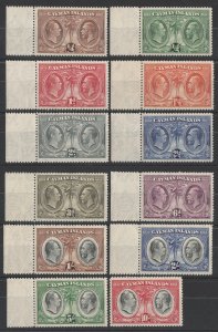 CAYMAN ISLANDS 1932 KGV Centenary set ¼d to 10/- MNH ** 