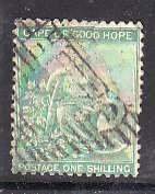 Cape of Good Hope-Sc#51- id7-used 1sh  Hope-1894