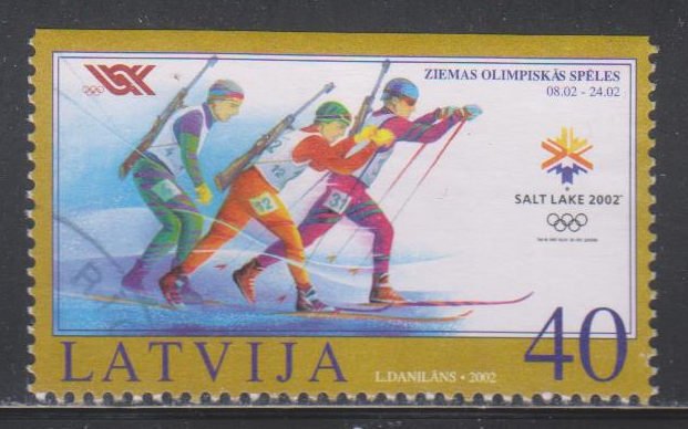 Latvia,  40s Olympics (SC# 546) USED