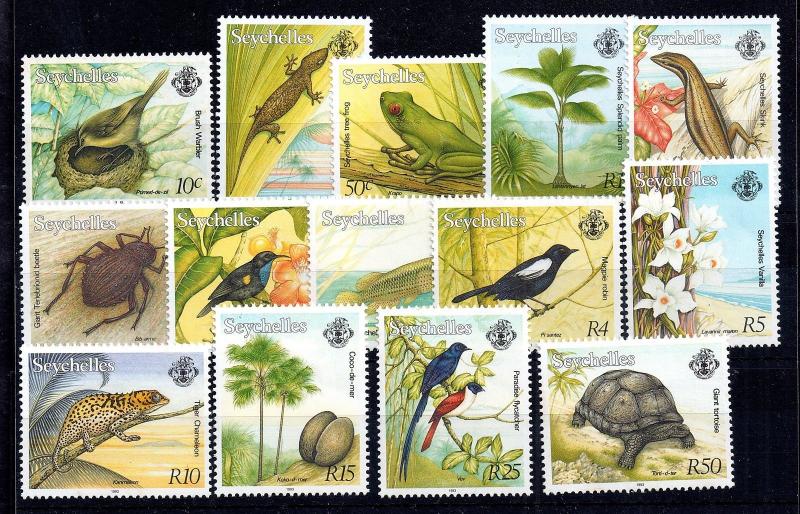 Seychelles 1993 Flora & Fauna SG815-828 mint MNH set WS6384