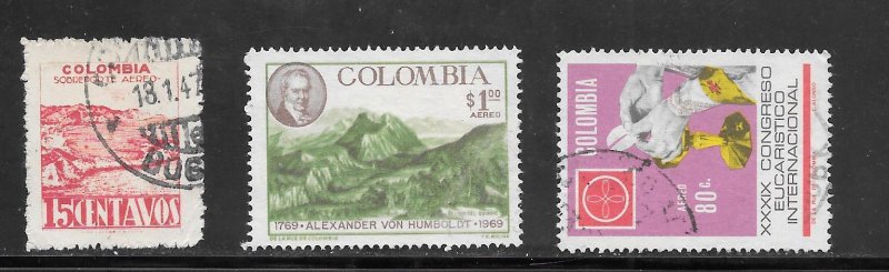 Colombia Mixture #Z28 Used 10 Cent  Collection / Lot