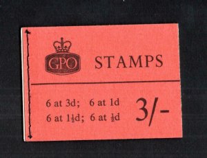 3/- BOOKLET NOVEMBER 1959 Cat £35