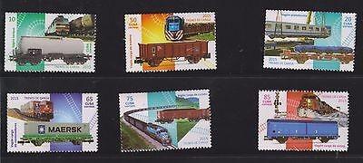 RO) 2015 CUBA-CARIBE, FREIGHT CARS, FREIGHT TRAINS, SET MNH