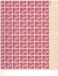 #1072 – 1955 3¢ Andrew W. Mellon – MNH OG Sheet