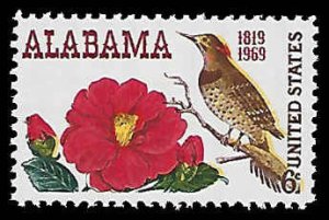 PCBstamps   US #1375 6c Alabama Statehood, MNH, (14)