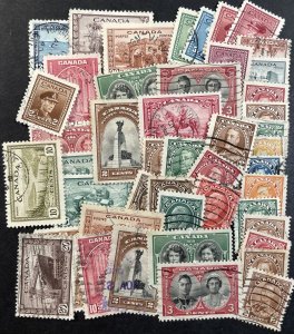 Canada LOT Used c1932-1943 [R1098]