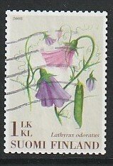 2008 Finland - Sc 1308 - used VF - 1 single - Lathyrus Odoratus