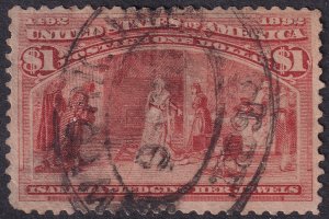 #241 Used, F-VF, 2 small thins (CV $575 - ID35768) - Joseph Luft