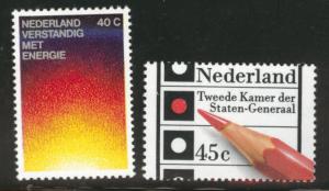 Netherlands Scott 563-564 MNH** 1977 set