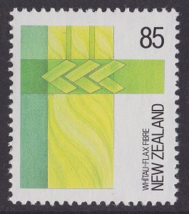 New Zealand 1443 Fibre Arts Whitau-Flax Fibre 85c single MNH 1987