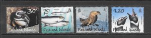 FALKLANDS #1142-5 MARINE LIFE MNH