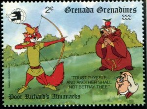 1098-1103 Grenada Grenadines Disney World Stamp Expo 89, MNH set of 6