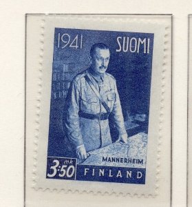 Finland 1941 Early Issue Fine Mint Hinged 3.50Mk. NW-221950