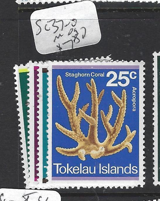 TOKELAU ISLANDS   (P1909B)  CORAL  SC 37-40  MOG