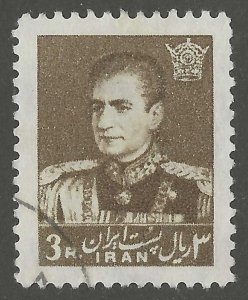 Persia, stamp, Scott#1143, used, hinged,  3R,  postmark,