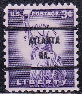 Precancel - Atlanta, GA PSS 1035-71 - Bureau Issue