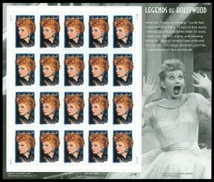 Scott 3523 34c Lucille Ball Mint Sheet of 20 NH Cat $24 Face $6.80