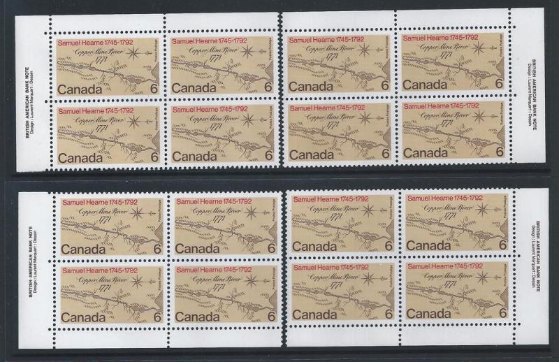 Canada #540 MS PL BL Samuel Herane 6¢ MNH5