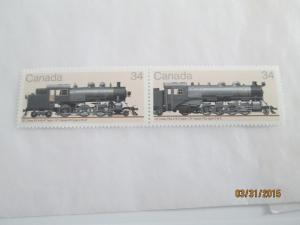 Canada #1072a mint nh pair