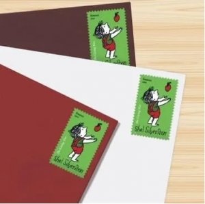 Shel Silverstein Framed  forever stamps  ,5 Sheets of 20,100PCS